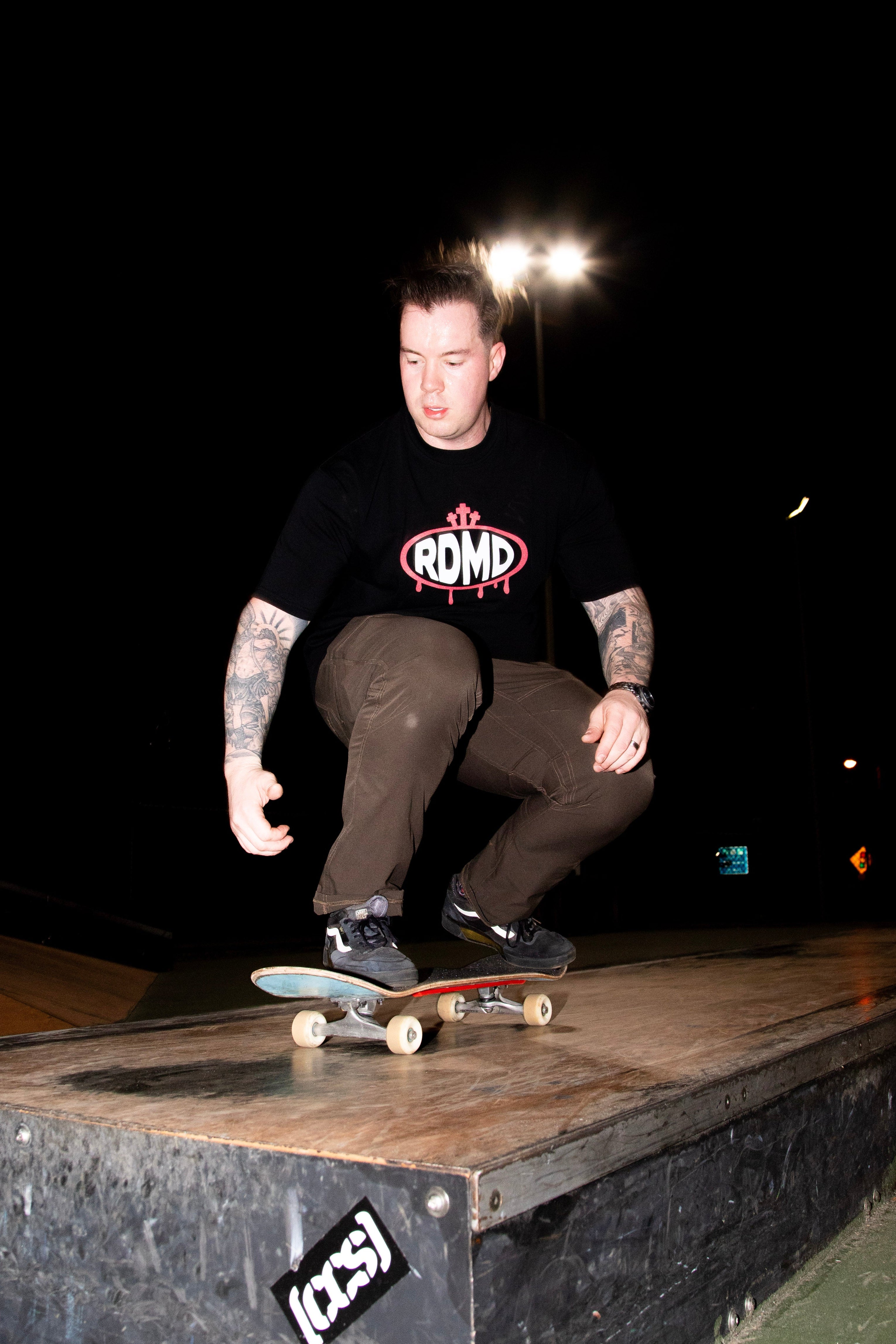 RDMD "His Blood" Plain Black T