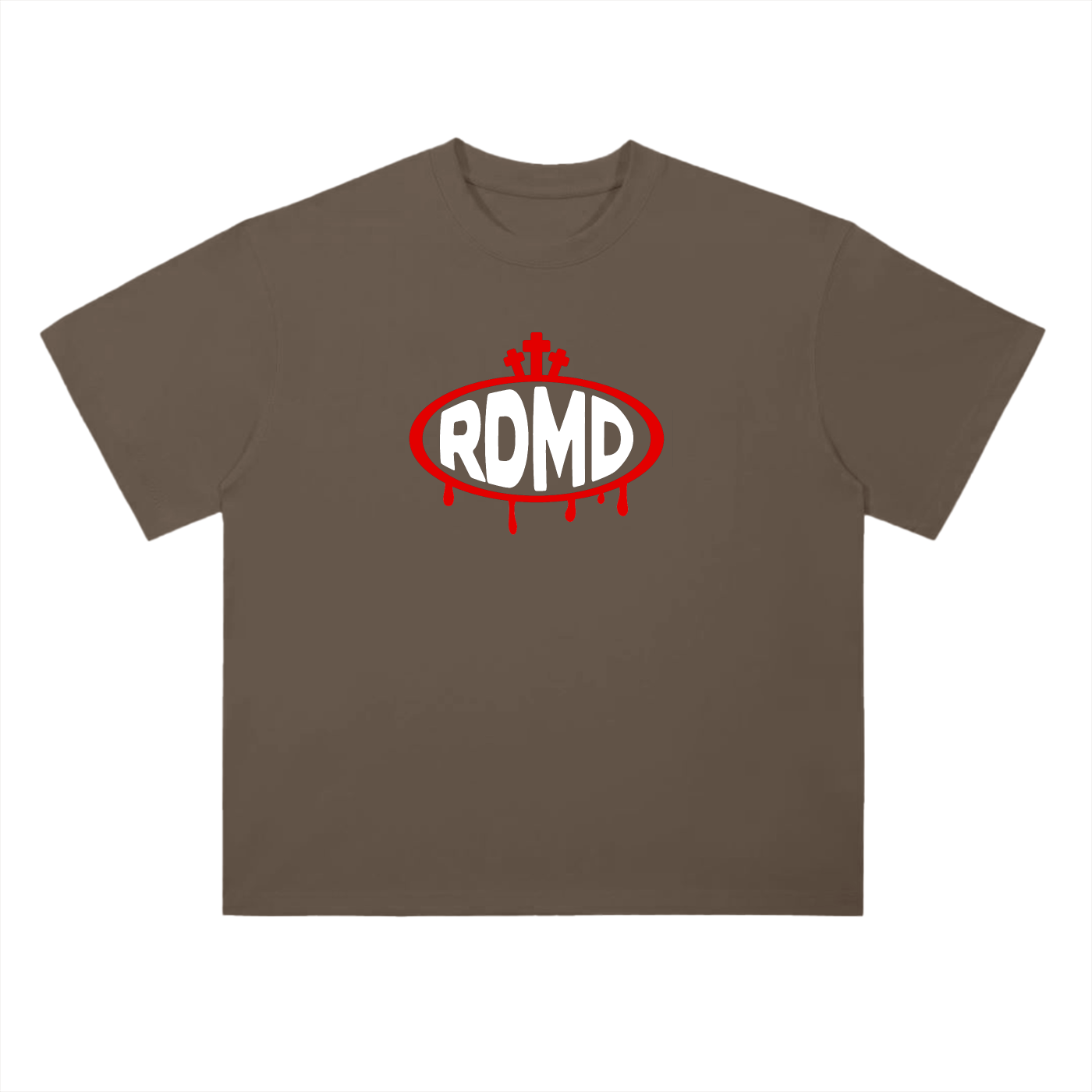 RDMD "His Blood" Plain Brown T